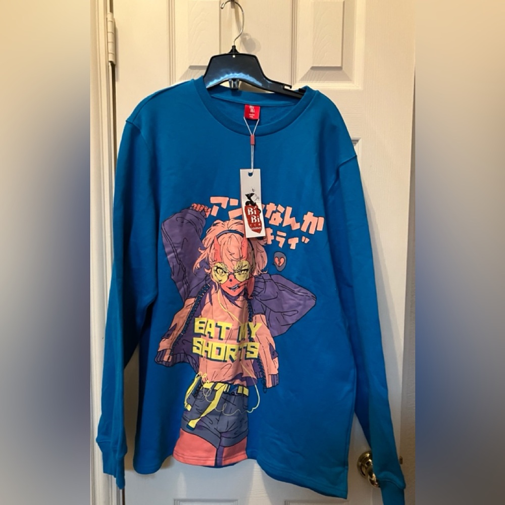 Bibisama Sweatshirt, Size XXL, NWT, Unisex
